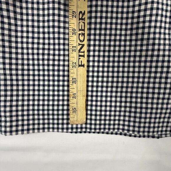 J.Crew V-neck seersucker dress in black gingham Sz 6 - Picture 14 of 16